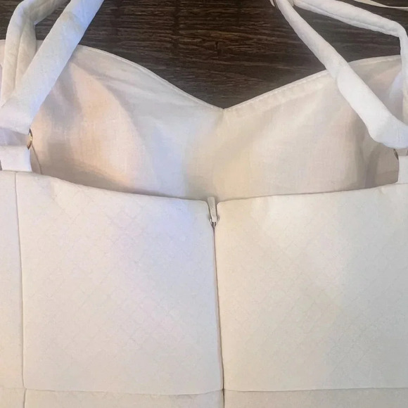 Lilly Pulitzer Lane Pineapple White and Gold Mini Dress Size 6 - Picture 5 of 12